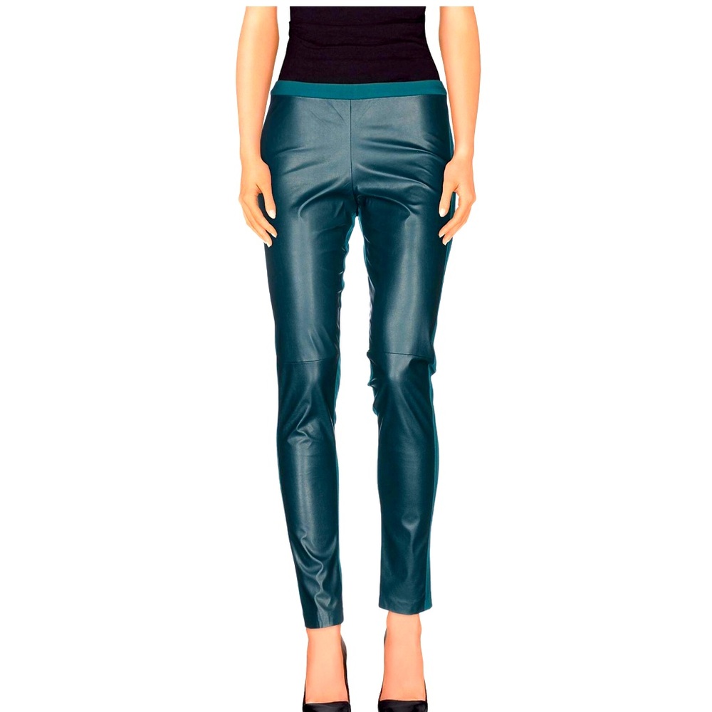 High Fashion Italian Green Leggings